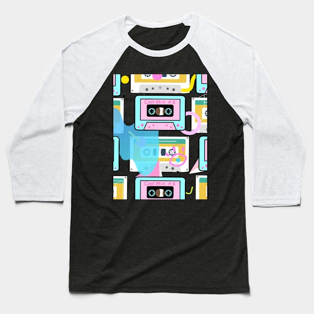 Vintage cassette tape Baseball T-Shirt by PincGeneral